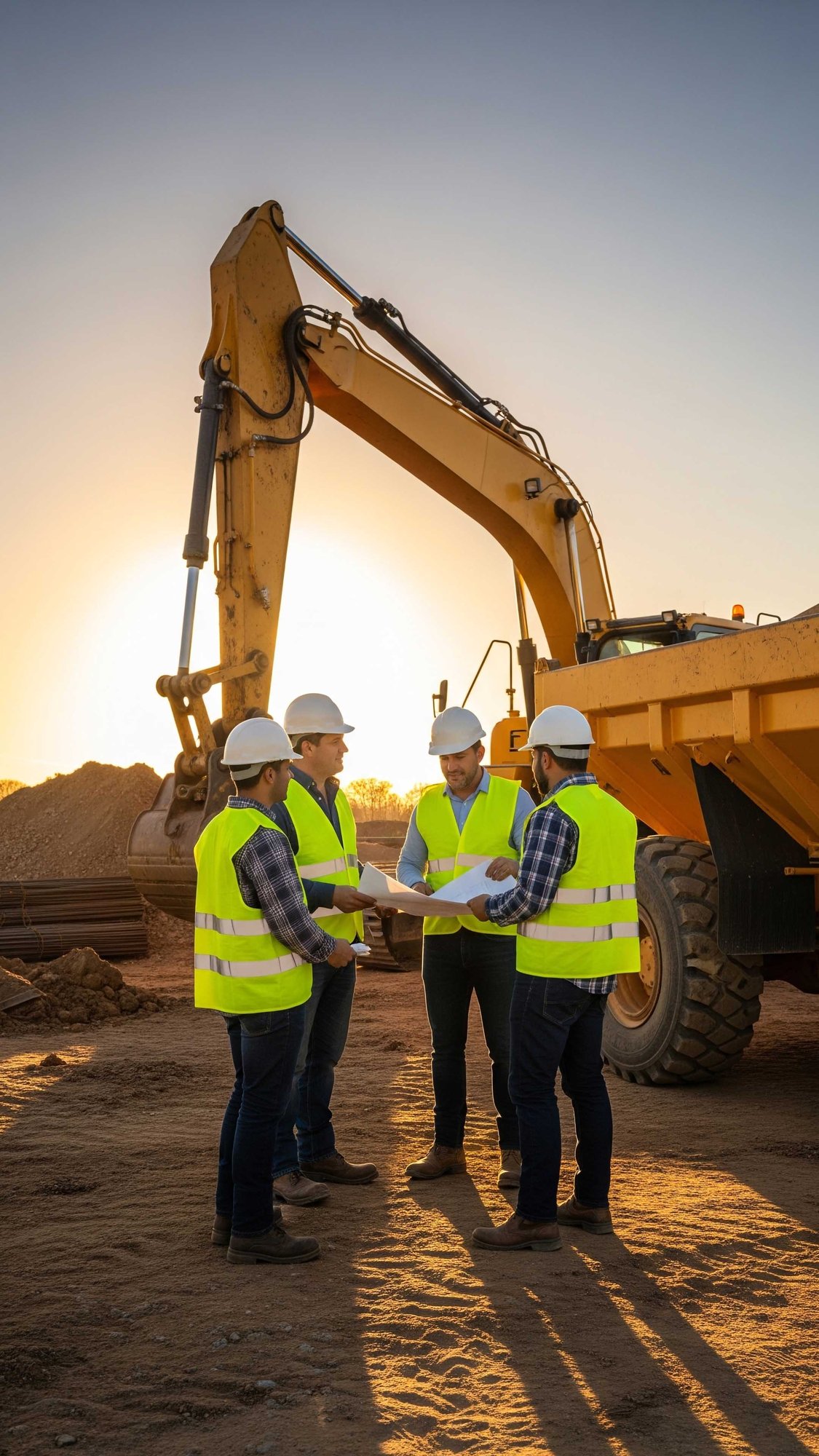 vecteezy_construction-team-reviewing-plans-at-sunset-with-heavy_69257242 vecteezy_construction-team-reviewing-plans-at-sunset-with-heavy_69257242